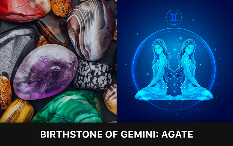 Birthstone of Gemini: Agate